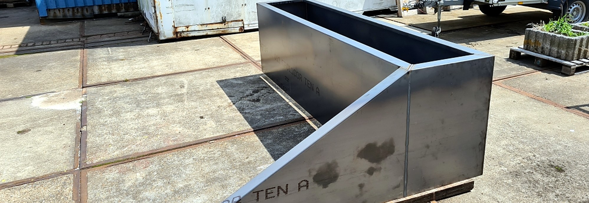 Stalen constructie op maat in de werkplaats